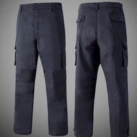 Unisex Outdoor Training Simple Style Solid Color Full Length Cargo Pants main image 6