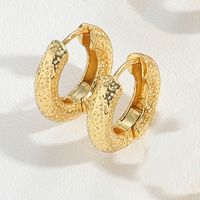 1 Pair Basic Modern Style Classic Style Heart Shape Enamel Copper Hoop Earrings Drop Earrings sku image 2