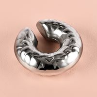 1 Piece Modern Style Simple Style Commute Solid Color Polishing 304 Stainless Steel Ear Cuffs sku image 2