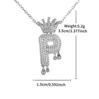 Kupfer Mit Platin Überzogen XUPING Einfacher Stil Pendeln Überzug Inlay Brief Künstliche Edelsteine Halskette Mit Anhänger sku image 16