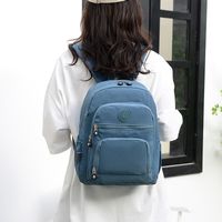 Waterproof 18 Inch Solid Color Holiday Daily School Backpack main image 5