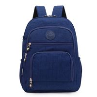 Waterproof 18 Inch Solid Color Holiday Daily School Backpack sku image 3
