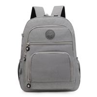 Waterproof 18 Inch Solid Color Holiday Daily School Backpack sku image 11