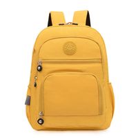 Waterproof 18 Inch Solid Color Holiday Daily School Backpack sku image 6