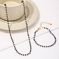 Basic Modern Style Classic Style Geometric Glass Beaded Glass Women's Bracelets Necklace main image 6