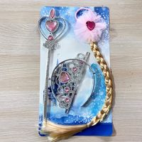 Princess Heart Shape Alloy Plating Rhinestones Crown 1 Set sku image 7