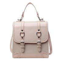 Waterproof Solid Color Casual Holiday Women's Backpack sku image 1