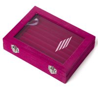 Fashion Solid Color Flannel Jewelry Boxes sku image 7