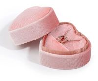 Simple Style Classic Style Heart Shape Flannel Valentine'S Day Jewelry Boxes sku image 6