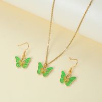 Elegant Luxurious Butterfly Alloy Inlay Rhinestones Women's Jewelry Set main image 2