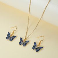 Elegant Luxurious Butterfly Alloy Inlay Rhinestones Women's Jewelry Set main image 1