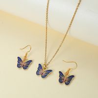 Elegant Luxurious Butterfly Alloy Inlay Rhinestones Women's Jewelry Set main image 4