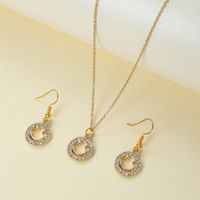 Elegant Luxurious Smiley Face Zinc Alloy Inlay Rhinestones Women's Jewelry Set main image 3