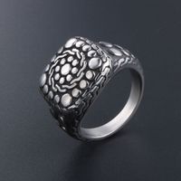 Casual Simple Style Classic Style Stone 304 Stainless Steel Men's Rings main image 4