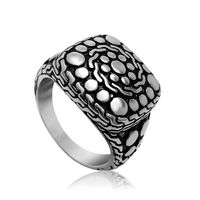 Casual Simple Style Classic Style Stone 304 Stainless Steel Men's Rings main image 5