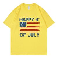 Women's T-shirt Short Sleeve T-Shirts Simple Style Letter American Flag main image 3