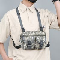 Unisex Camouflage Oxford Cloth Sewing Thread Zipper Fanny Pack main image 3