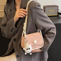 Women's Small Pu Leather Solid Color Classic Style Flip Cover Crossbody Bag main image 7