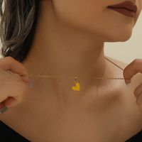 Wholesale Jewelry Elegant MAMA Romantic Letter Heart Shape Butterfly Alloy Rhinestones Enamel Inlay Pendant Necklace main image 6