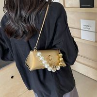 Women's Medium Pu Leather Solid Color Basic Classic Style Flip Cover Handbag main image 4
