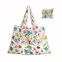 Cute Pastoral Flower Polyester Composite Needle Punched Cotton Shopping Bags sku image 97