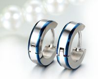 1 Piece Basic Modern Style Classic Style Round 304 Stainless Steel Hoop Earrings main image 2