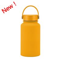 Casual Solid Color Stainless Steel Water Bottles sku image 53