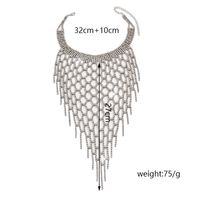 Wholesale Jewelry Exaggerated Shiny Geometric Alloy Rhinestones Inlay Pendant Necklace main image 8