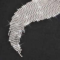 Wholesale Jewelry Exaggerated Shiny Chain Alloy Rhinestones Plating Inlay Necklace main image 7