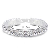 Style Simple Brillant Rond Strass Incruster Strass Femmes Bracelets main image 2