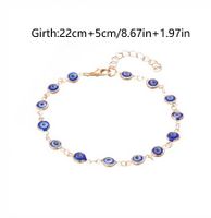 Casual Simple Style Eye Alloy Resin Wholesale Anklet main image 2