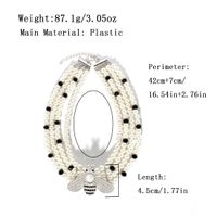 Wholesale Jewelry Elegant Glam Bee Plastic Zinc Alloy Rhinestones Silver Plated Beaded Inlay Necklace main image 2
