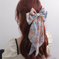 Women's Beach Sweet Simple Style Ditsy Floral Fruit Heart Shape Alloy Cloth Printing Hair Clip main image 10