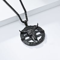 Hip-Hop Retro Insect 304 Stainless Steel Plating 18K Gold Plated Men's Pendant Necklace main image 1