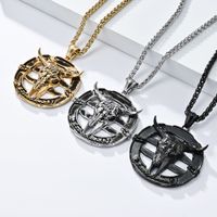 Hip-Hop Retro Insect 304 Stainless Steel Plating 18K Gold Plated Men's Pendant Necklace main image 3