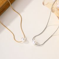 Simple Style Solid Color Round Alloy Plating Glass 18K Gold Plated Silver Plated Women's main image 4