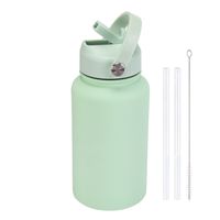 Casual Solid Color Stainless Steel Water Bottles sku image 20