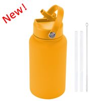 Casual Solid Color Stainless Steel Water Bottles sku image 24