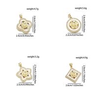 Simple Style Heart Shape Rose Rhombus Zircon Copper Wholesale Jewelry Accessories main image 3