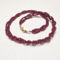 Simple Style Solid Color Austrian Crystal Beaded Necklace sku image 3