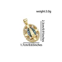 IG Style Simple Style Human 18K Gold Plated Pearl Zircon Copper Wholesale Jewelry Accessories main image 5