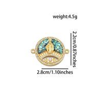 IG Style Simple Style Round Virgin Mary 18K Gold Plated Pearl Zircon Copper Wholesale Jewelry Accessories sku image 5