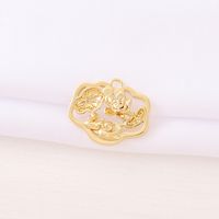 Elegant Classic Style Flower 18K Gold Plated Copper Wholesale Jewelry Accessories main image 4