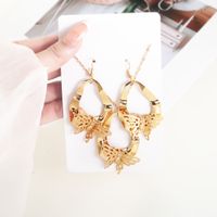 Elegant Simple Style Butterfly Iron Gold Plated Women's Jewelry Set main image 1