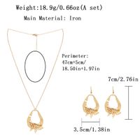 Elegant Simple Style Butterfly Iron Gold Plated Women's Jewelry Set main image 2