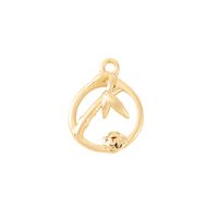 Modern Style Simple Style Classic Style Oval Flower 18K Gold Plated Copper Wholesale Jewelry Accessories main image 7