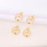 Modern Style Simple Style Classic Style Oval Flower 18K Gold Plated Copper Wholesale Jewelry Accessories main image 1