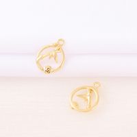 Modern Style Simple Style Classic Style Oval Flower 18K Gold Plated Copper Wholesale Jewelry Accessories main image 3