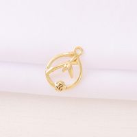 Modern Style Simple Style Classic Style Oval Flower 18K Gold Plated Copper Wholesale Jewelry Accessories main image 4