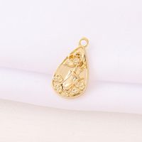 Modern Style Classic Style Water Droplets Flower 18K Gold Plated Copper Wholesale Jewelry Accessories main image 6